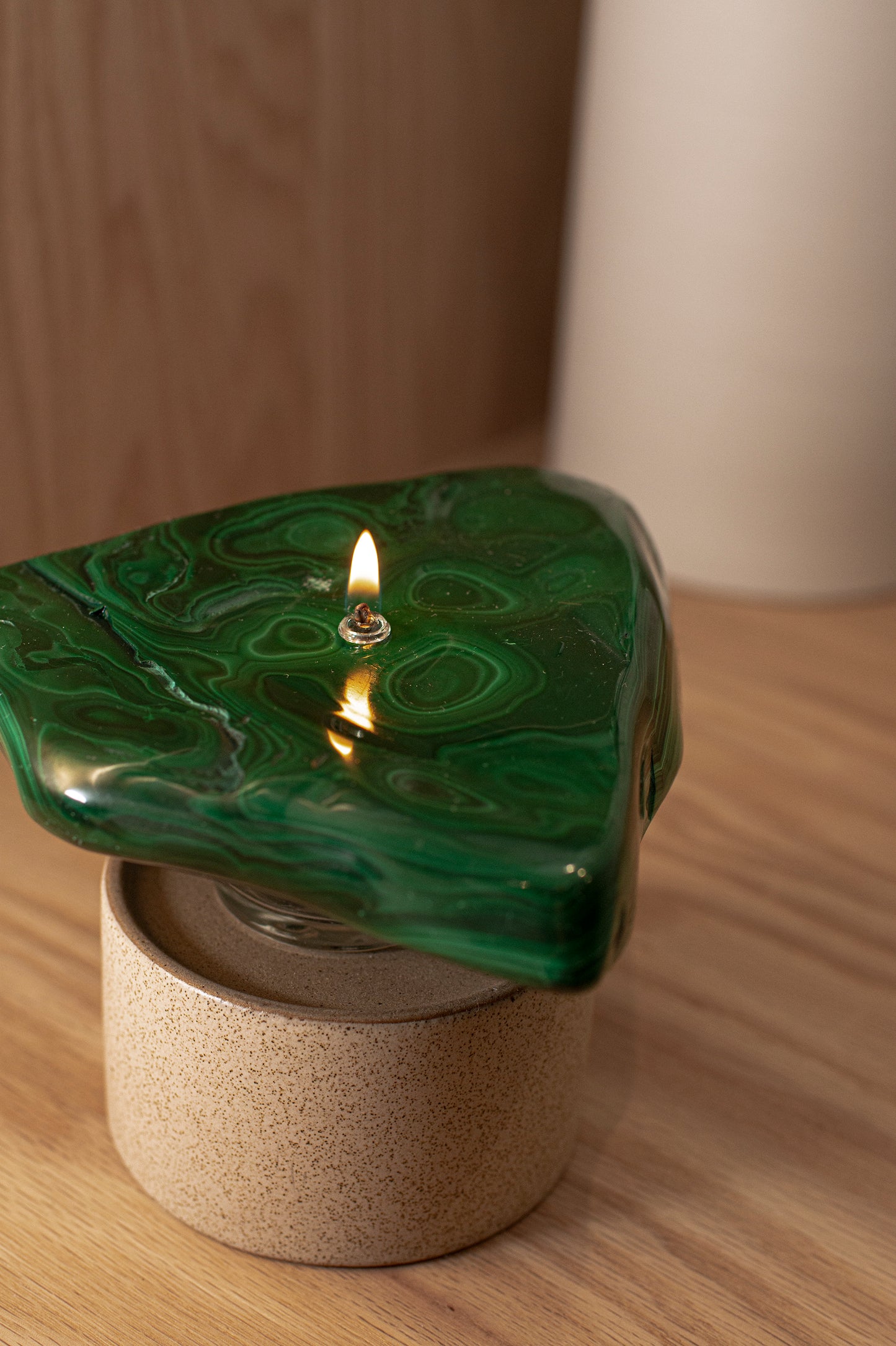 Malachite Oil Candle