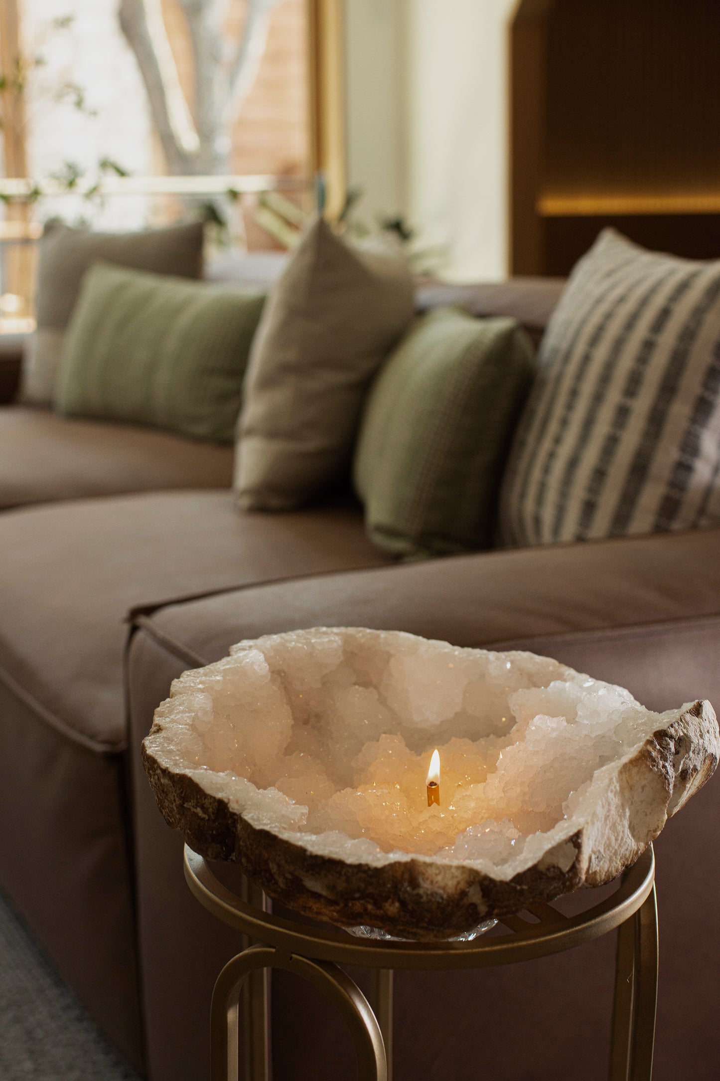 Moroccan Geode Oil Candle
