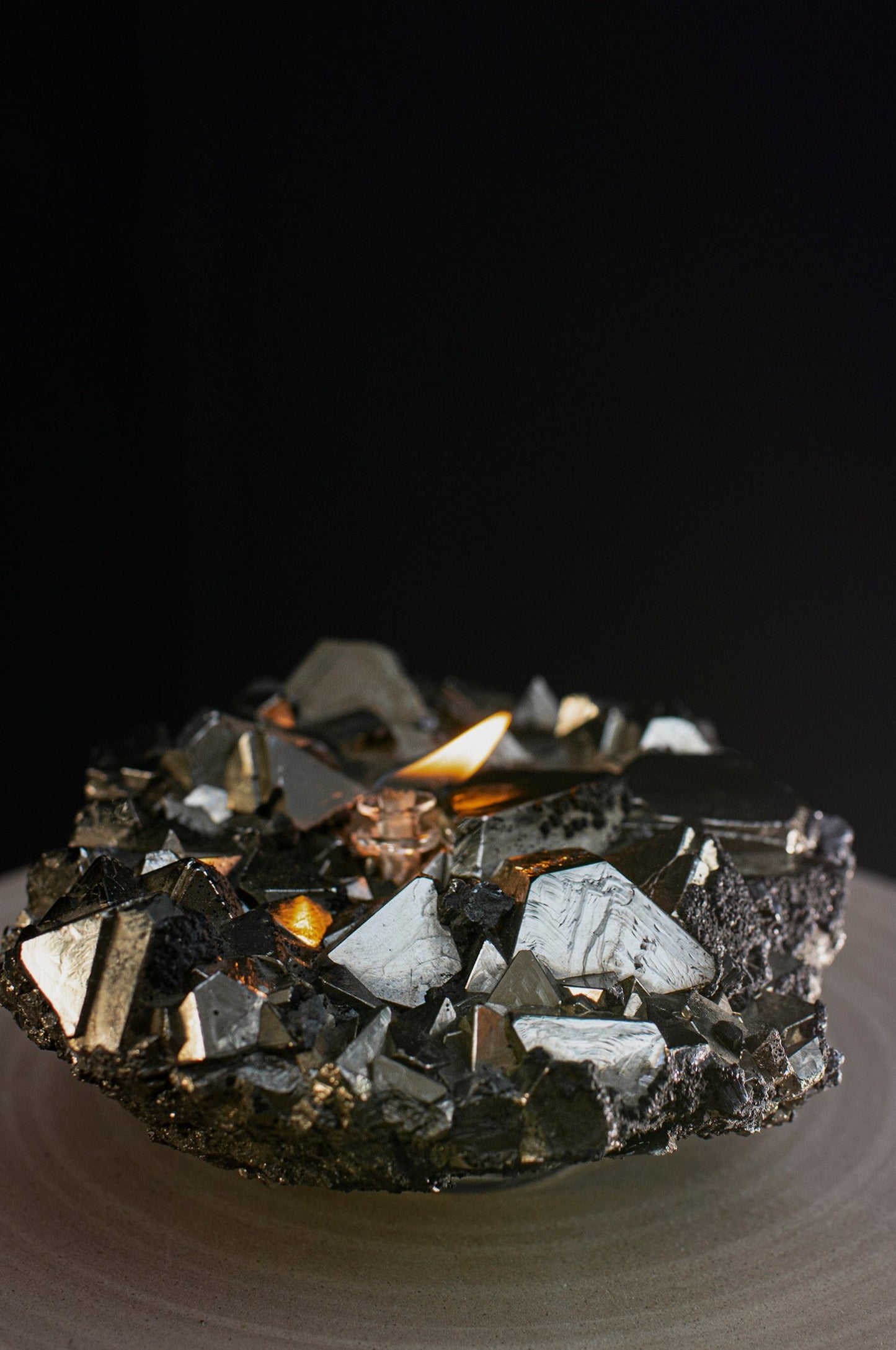 Pyrite Oil Candle