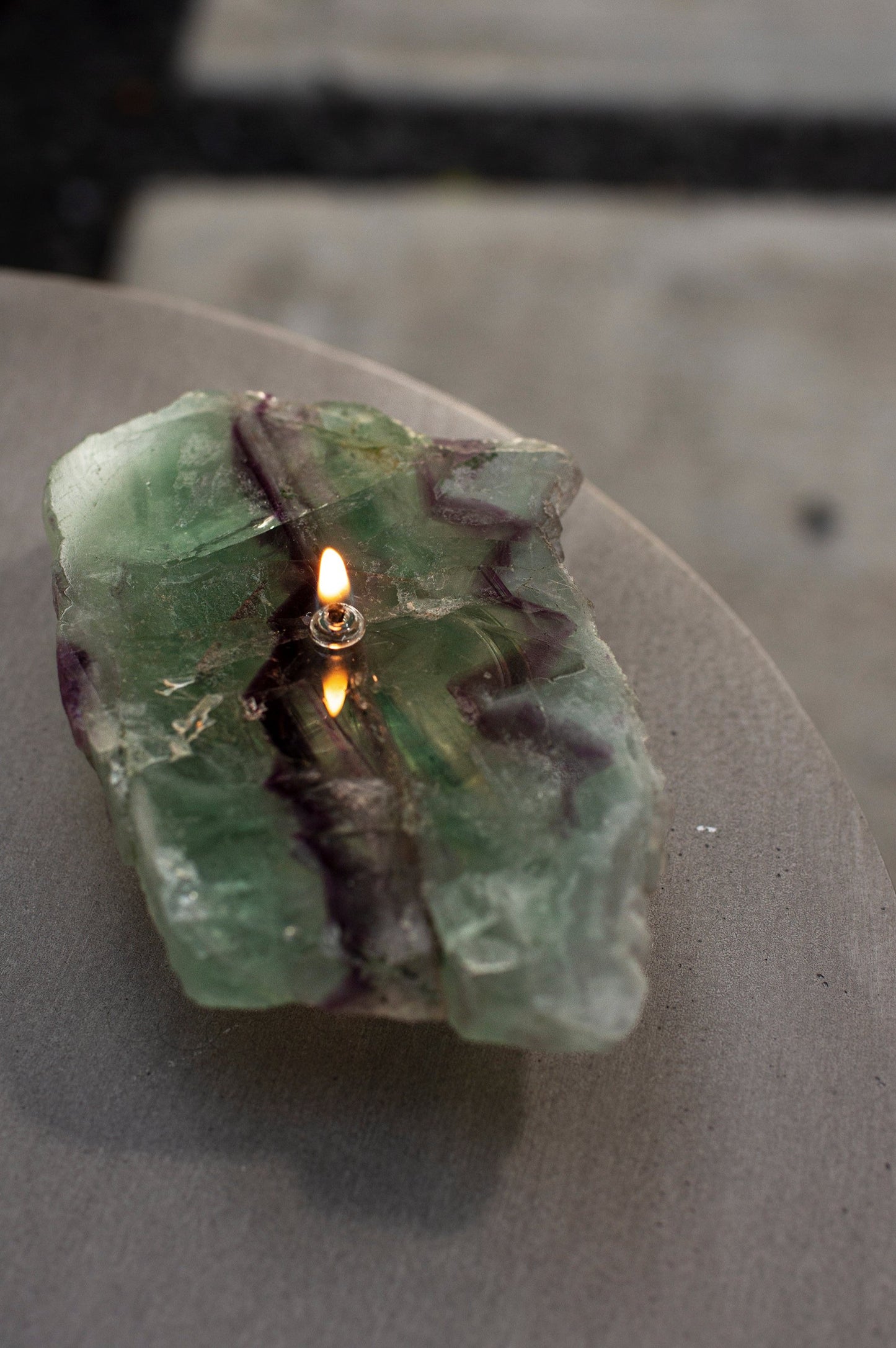 Flourite Oil Candle