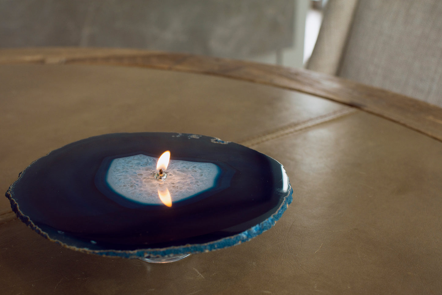 Agate Slice Oil Candle