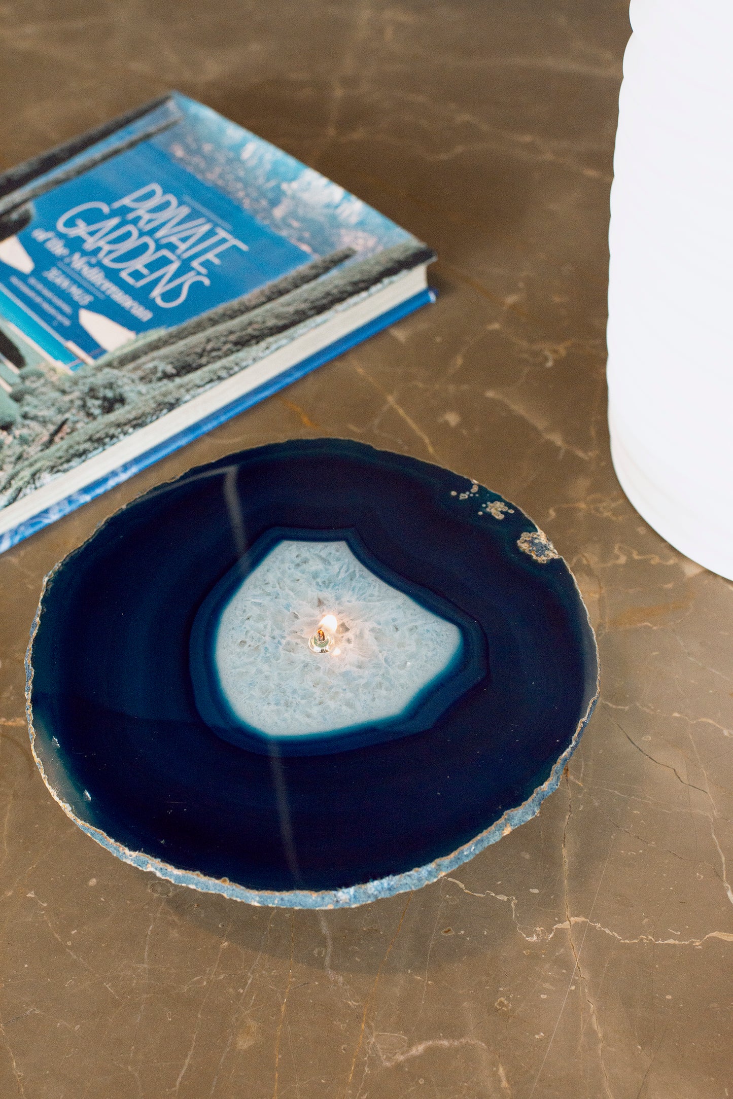 Agate Slice Oil Candle