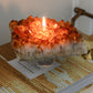 Citrine Cluster Oil Candle