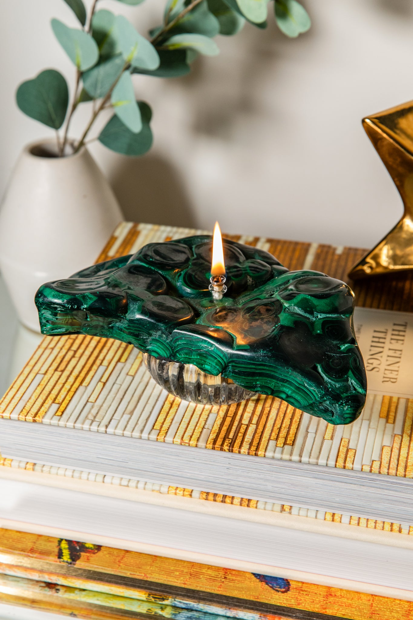 Malachite Oil Candle