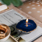 Mini Foil Agate Slice Oil Candle