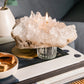 Crystal Quartz Cluster Oil Candle