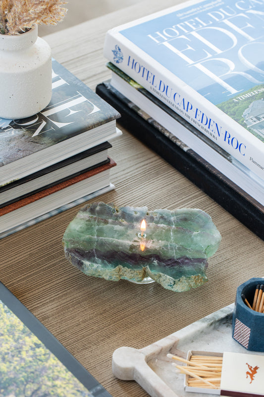 Flourite Oil Candle