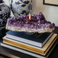 Amethyst Cluster Oil Candle