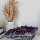 Amethyst Cluster Oil Candle