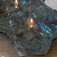Labradorite With Flash Slab Oil Candle