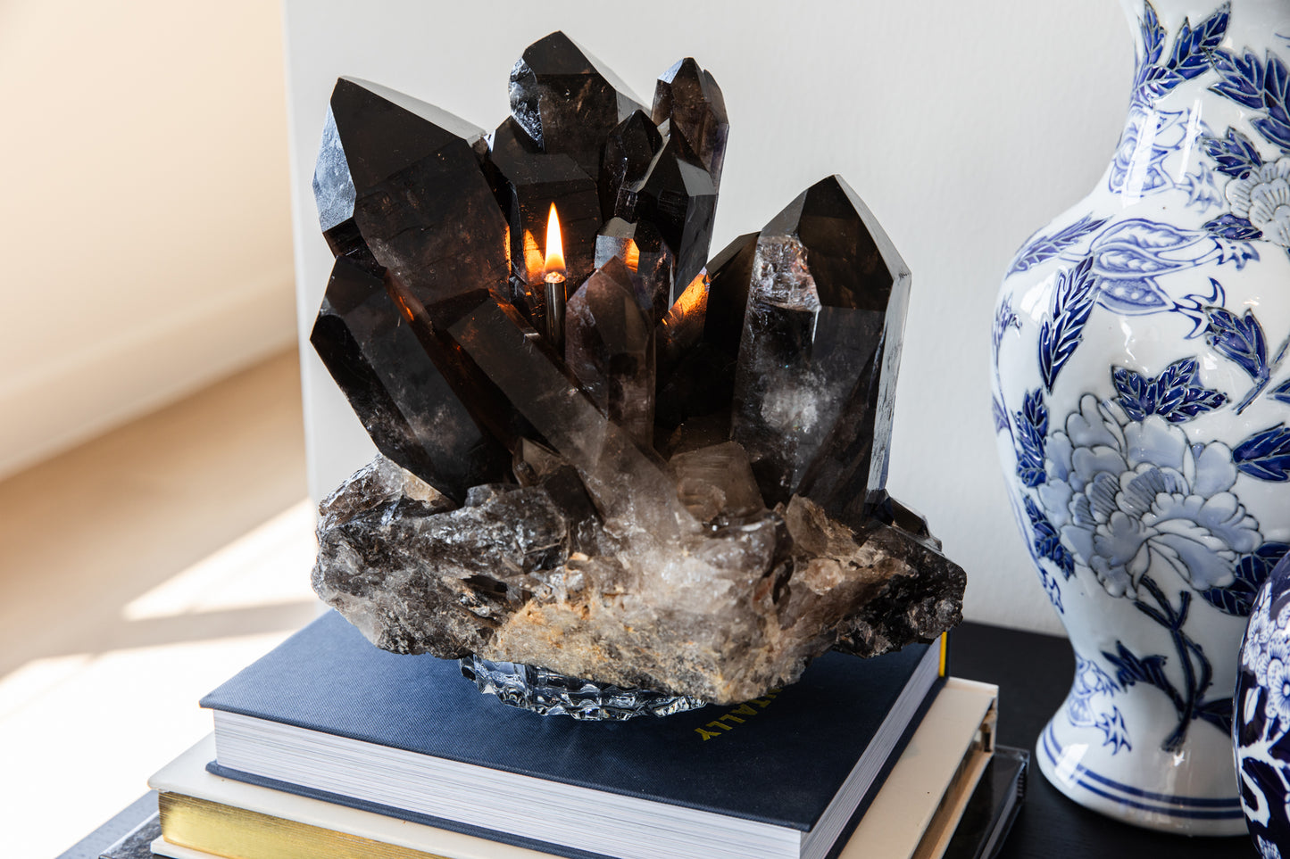 Smoky Quartz Centerpiece