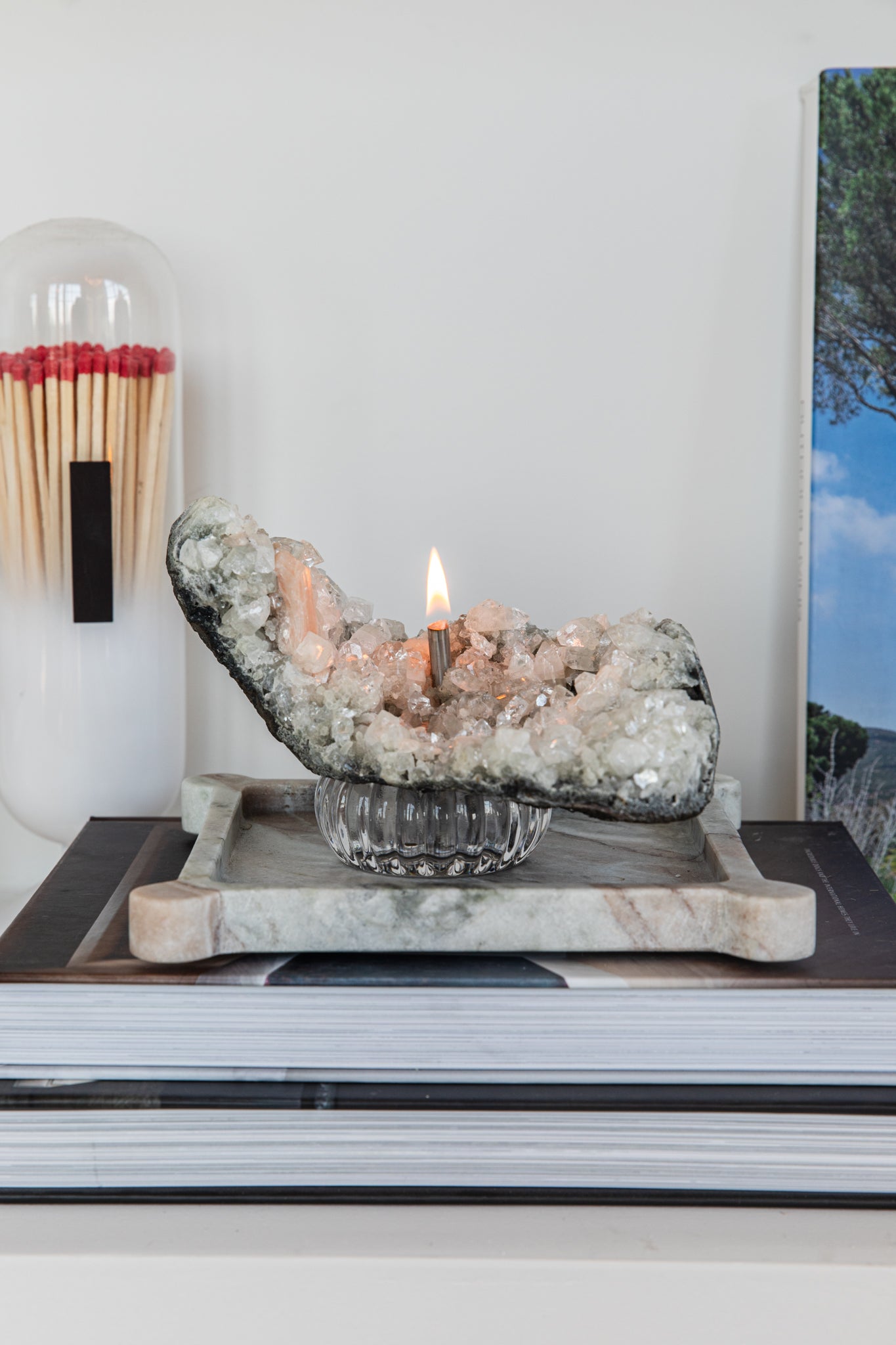 Apophyllite with Stilbite