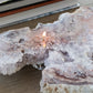 Pink Amethyst Oil Candle Centerpiece (3 Wicks)