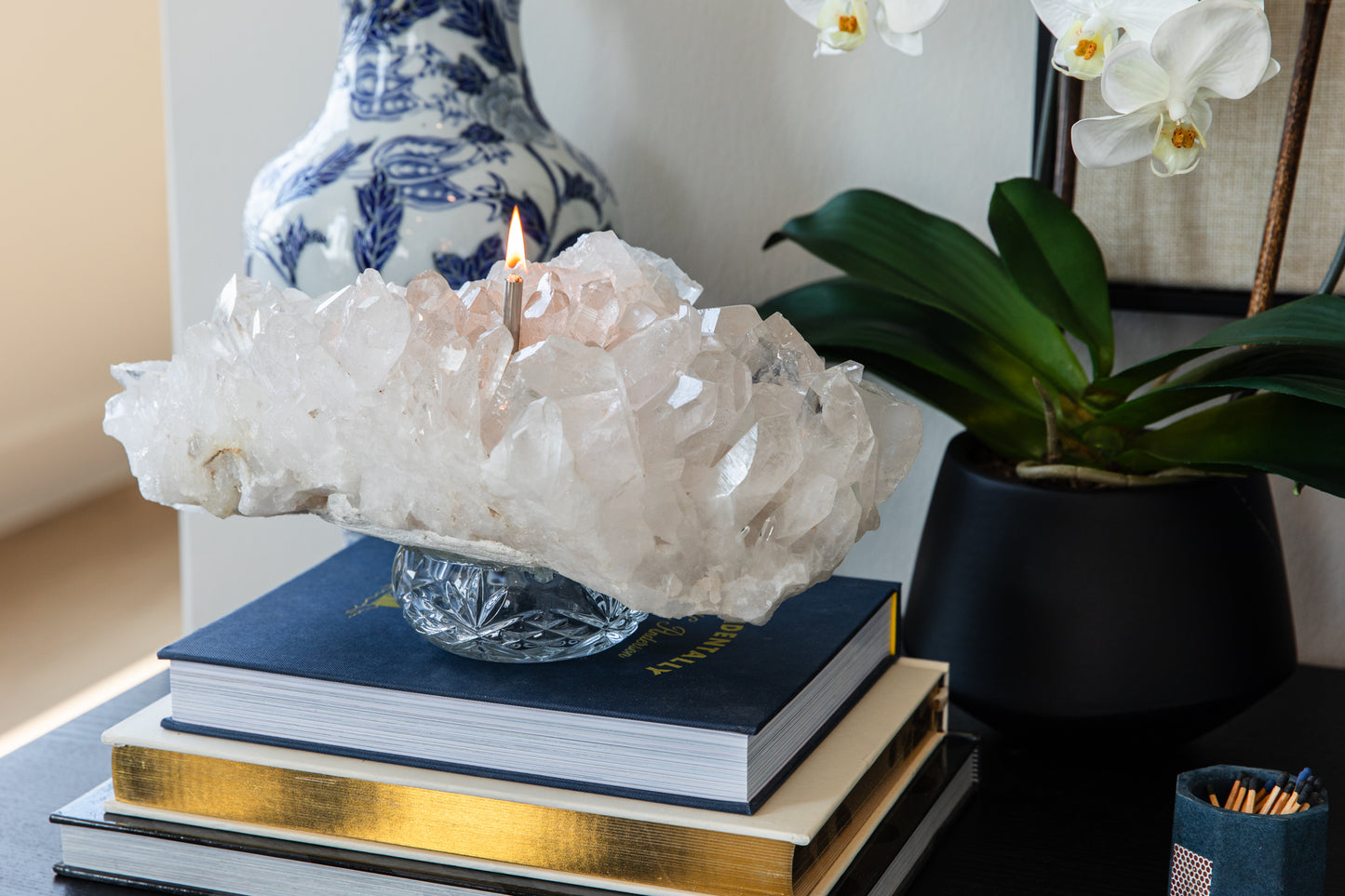 Crystal Quartz Centerpiece