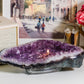 Polished Amethyst Oil Candle (Single Wick)