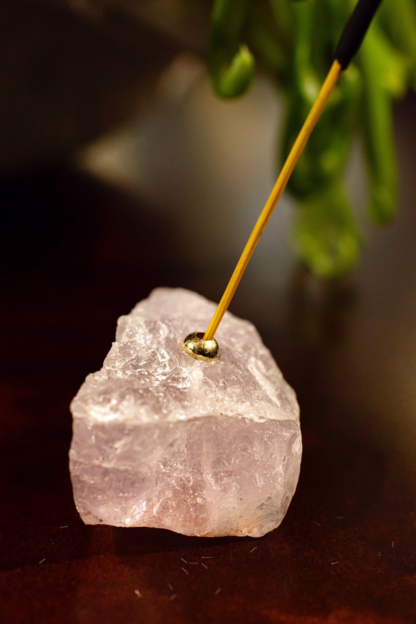 Rose Quartz Incense Holder