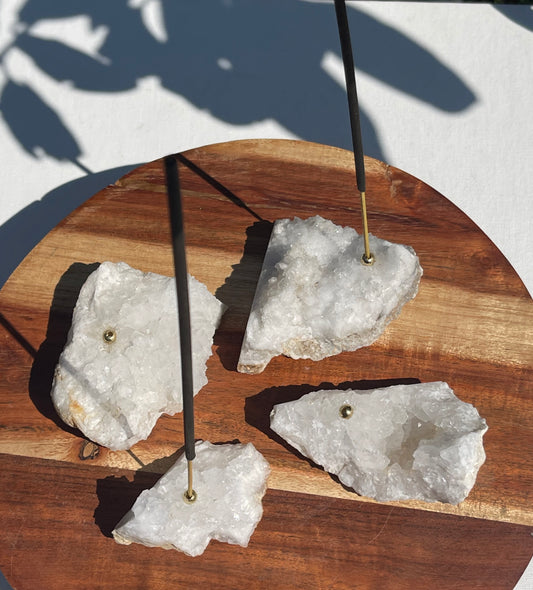 Geode Cluster Incense Holder