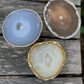 Mini Foil Agate Slice Oil Candle