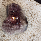 Amethyst Dark Cluster Oil Candle